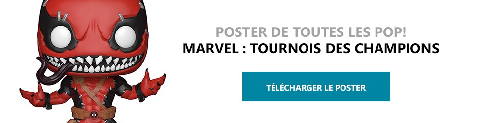 Poster Figurines POP Marvel : Tournois des Champions