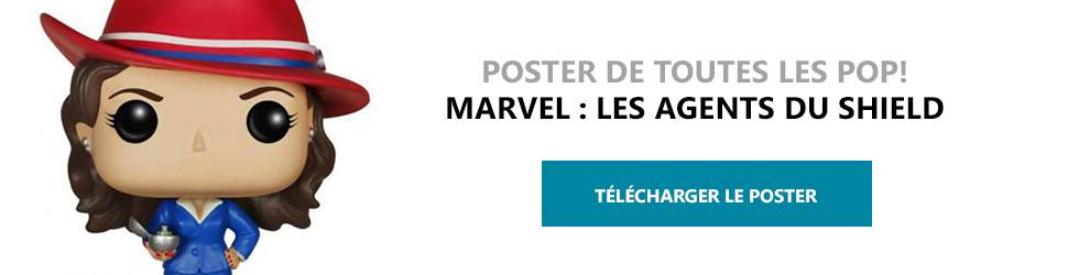 Poster Figurines POP Marvel : Les Agents du SHIELD