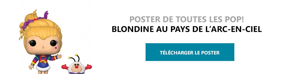 Poster Figurines POP Blondine au pays de l'arc-en-ciel