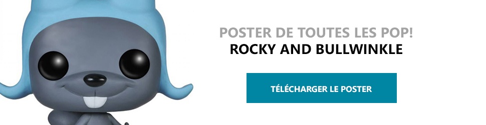 Poster Figurines POP Rocky and Bullwinkle