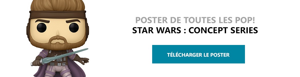 Poster Figurines POP Star Wars : Concept Series