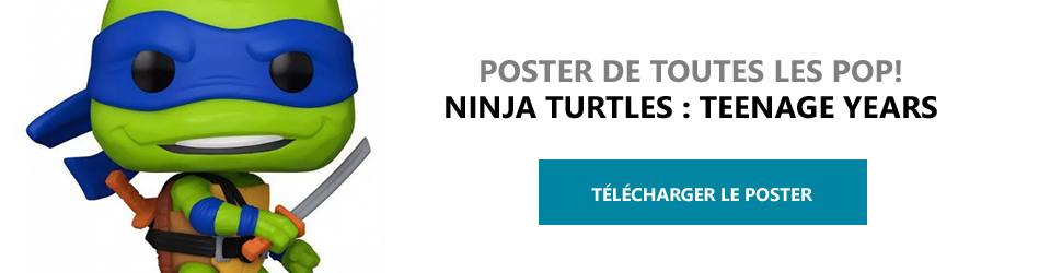 Poster Figurines POP Ninja Turtles : Teenage Years