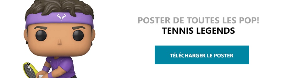 Poster Figurines POP Tennis Legends