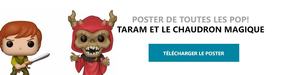 Poster Figurines POP Taram et le Chaudron magique