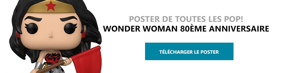 Poster Figurines POP Wonder Woman 80ème anniversaire