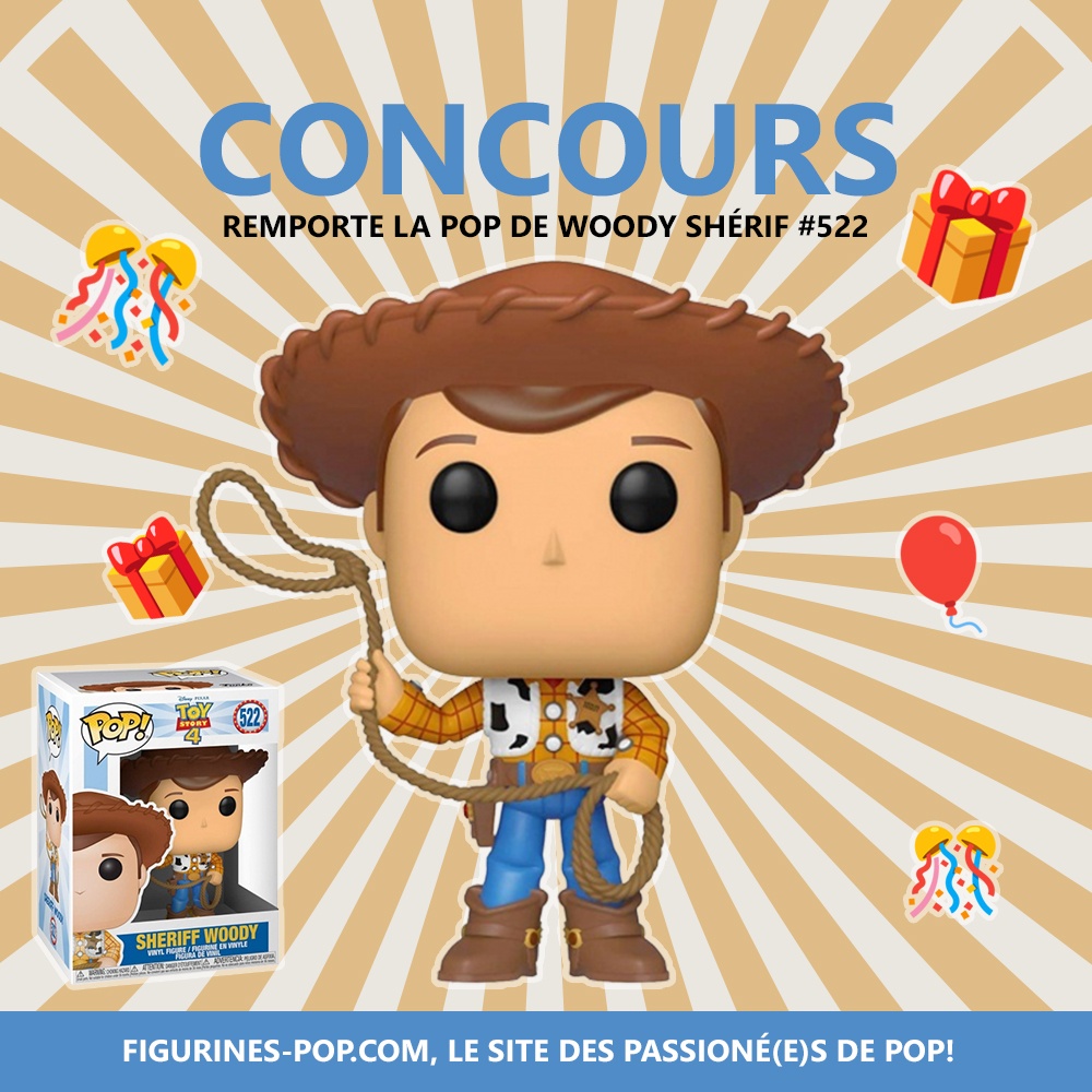 Concours POP Toy Story Woody