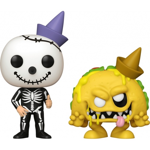 Figurine Funko POP Skeleton Jack & Monster Taco (Icônes de marques)