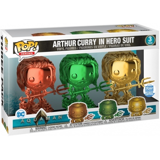 Arthur Curry in Hero Suit (Orange, Green & Gold Chrome)
