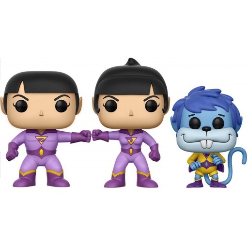 Figurine Funko POP Wonder Twins (Zan, Jayna & Gleek) (DC Super Heroes)