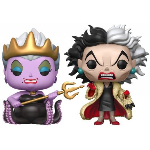 Figurine Funko POP Ursula & Cruella d'Enfer (Villains Disney)