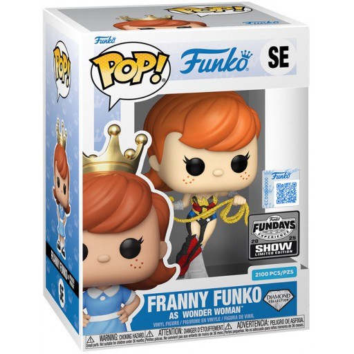 Franny Funko en Wonder Woman (Diamond Glitter)