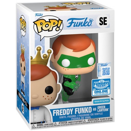 Freddy Funko en Green Lantern (Translucent)