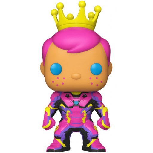 Figurine Funko POP Freddy Funko en Iron Man (Black Light) (Freddy Funko)