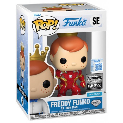 Freddy Funko en Iron Man (Diamond Glitter)