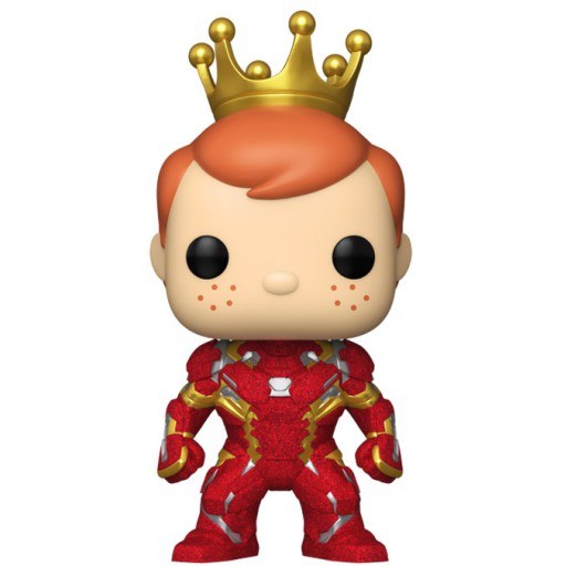 Figurine Funko POP Freddy Funko en Iron Man (Diamond Glitter) (Freddy Funko)