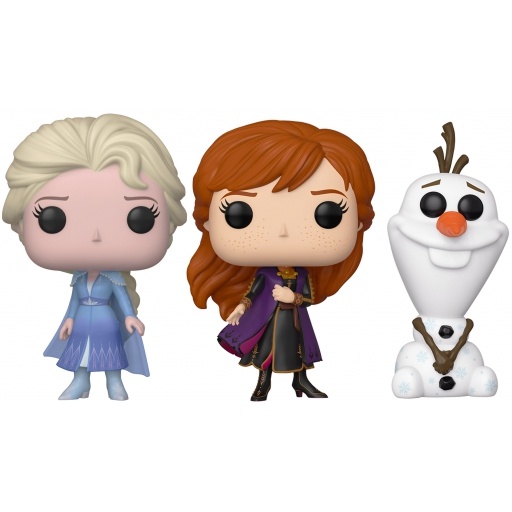Figurine Funko POP Elsa, Olaf & Anna (La Reine des Neiges II)