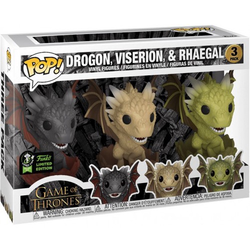 Drogon, Viserion, & Rhaegal