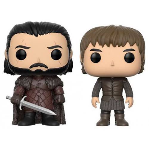 Figurine Funko POP Jon Snow & Bran Stark