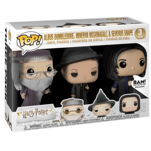 Professeurs (Albus Dumbledore, Minerva McGonagall & Severus Rogue)