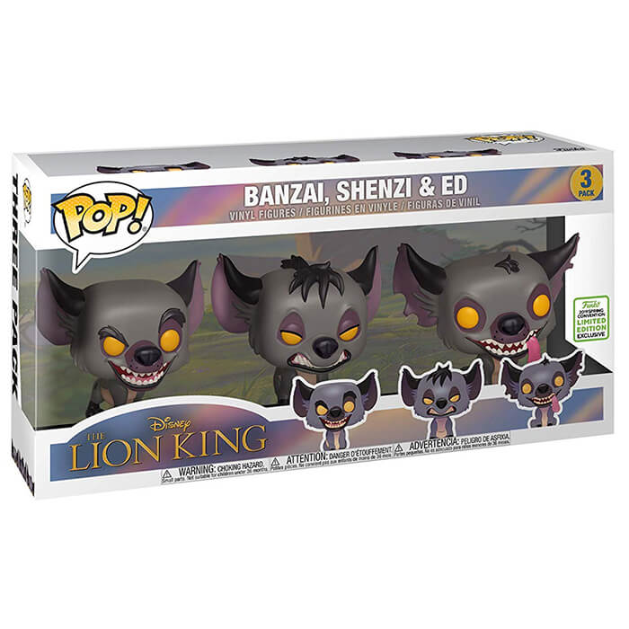 Hyènes Banzai Shenzi & Ed dans sa boîte