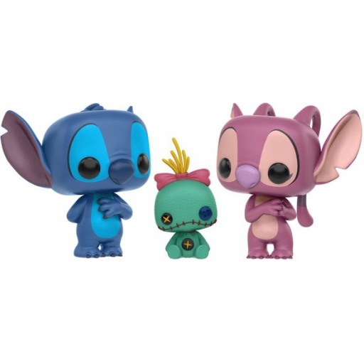 Figurine Funko POP Stitch, Scrump & Angel (Lilo and Stitch)