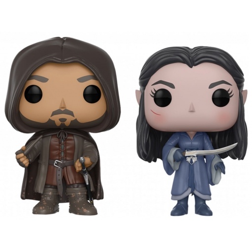 Figurine Funko POP Aragorn & Arwen (Le Seigneur des Anneaux)