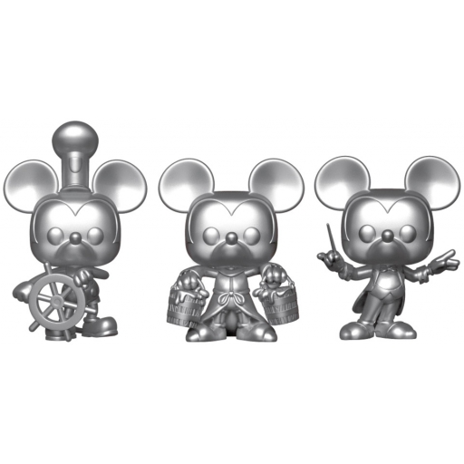 Figurine Funko POP Mickey Mouse (Silver) (Mickey Mouse 90 Ans)