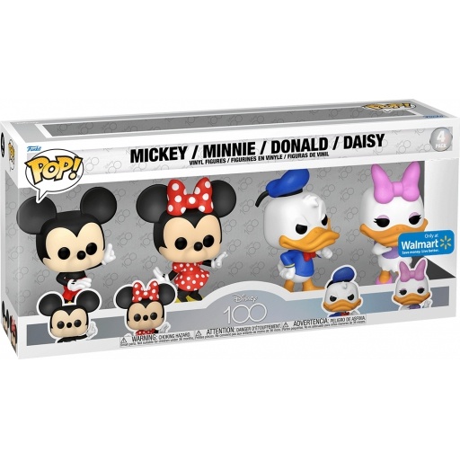 Mickey Mouse, Minnie Mouse, Donald Duck & Daisy Duck