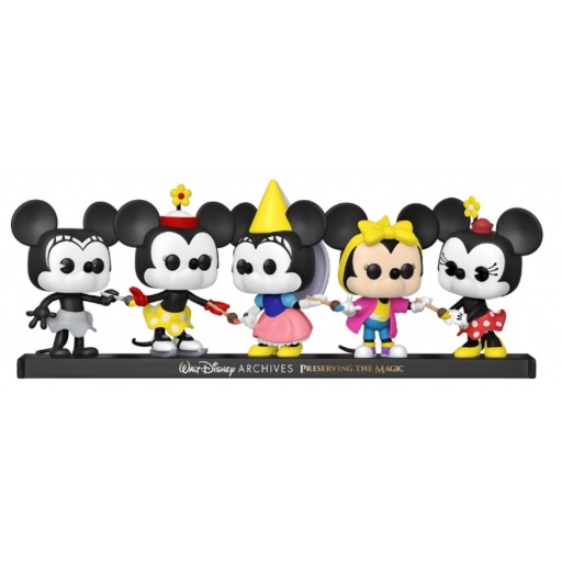 Figurine Funko POP Plane Crazy Minnie, Minnie Patins à Glace, Princesse Minnie, Totally Minnie & Minnie Mouse (Mickey Mouse & ses Amis)