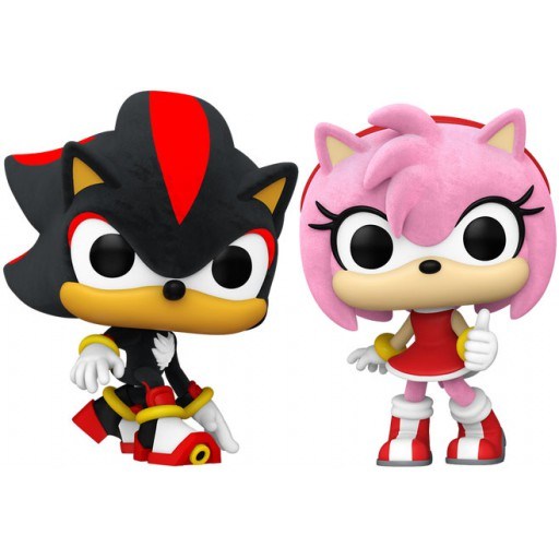 Figurine Funko POP Shadow & Ami (Flocked) (Sonic le Hérisson)