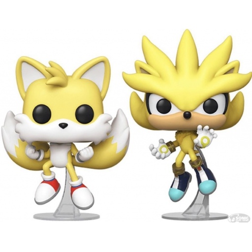 Figurine Funko POP Super Tails & Super Silver (Sonic le Hérisson)