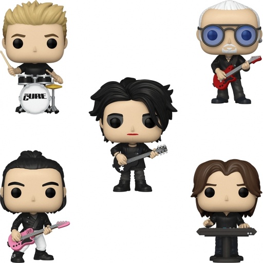 Figurine Funko POP Jason Cooper, Reeves Gabrels, Robert Smith, Simon Gallup & Roger O'Donnell (The Cure)