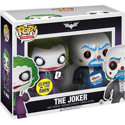 Joker & Joker en Braqueur de Banque (Glow in the Dark)