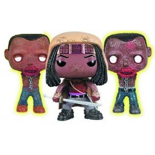 Figurine Funko POP Michonnes & Zombies (The Walking Dead)