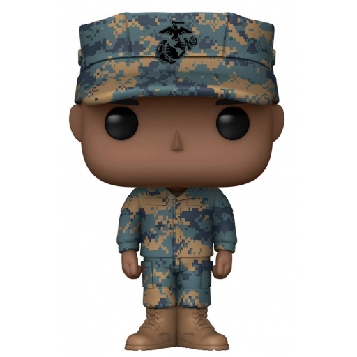 Figurine Funko POP Marine Homme (Afro-Américain) (Armée USA)