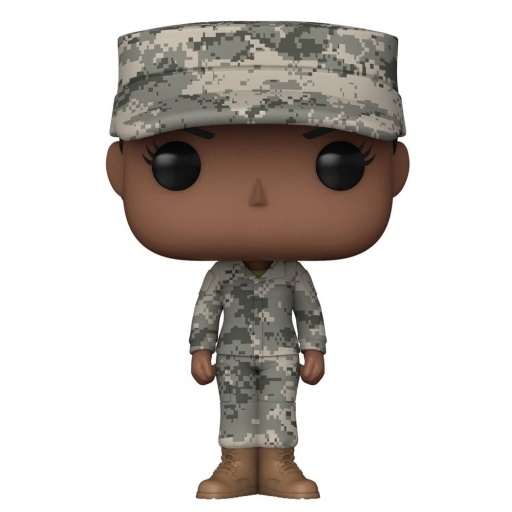 Figurine Funko POP Soldat Femme (Afro-Américain) (Armée USA)