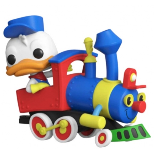Figurine Funko POP Donald Duck dans le train du Cirque Casey Jr. (Disneyland 65ème Anniversaire)