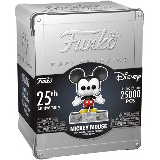 Figurine Funko POP Mickey Mouse (Célébration 25 Ans) (Mickey Mouse & ses Amis)