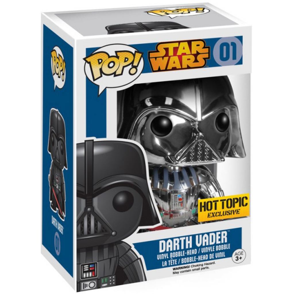 Star Wars Darth Vader Chrome Exclusive Funko Pop! #01