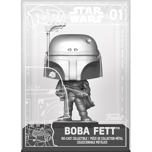 Figurine Funko POP Boba Fett (Chase & Metallic) (Star Wars : Episode V, L'Empire contre-attaque)