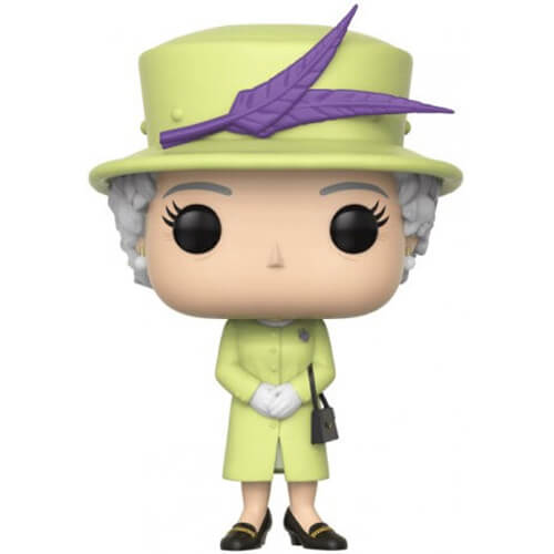 Figurine Queen Elizabeth II en tenue verte (La Famille Royale)