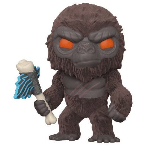 Figurine Funko POP Kong avec Hâche (Flocked) (Godzilla vs. Kong)