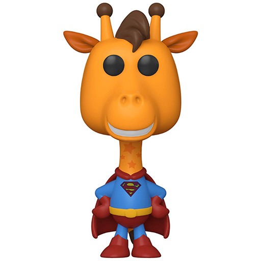Figurine Funko POP Geoffrey la Girafe (en Superman) (Icônes de marques)