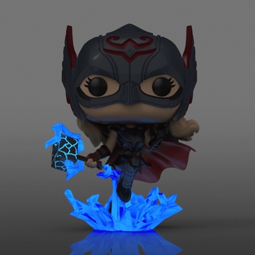 Figurine Funko POP Mighty Thor (Glow in the Dark) (Thor Love and Thunder)