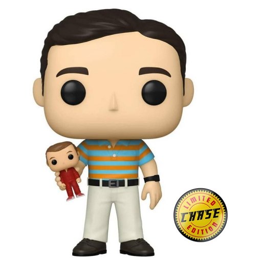 Figurine Funko POP Andy tenant l'Oscar (Chase) (40 ans, toujours puceau)