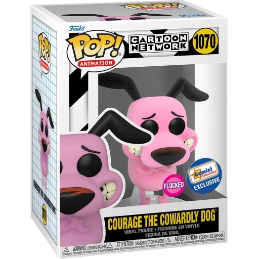 Courage le Chien Froussard (Flocked)