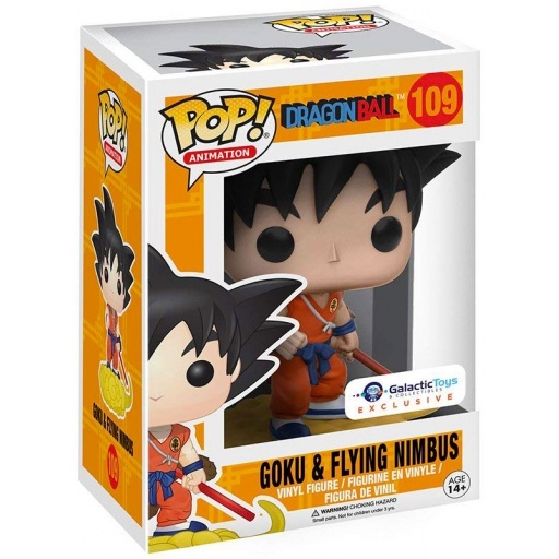 Goku avec Nuage Magique (Orange)