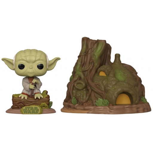 Figurine Funko POP Dagobah Yoda avec Cabane (Star Wars : Episode V, L'Empire contre-attaque)
