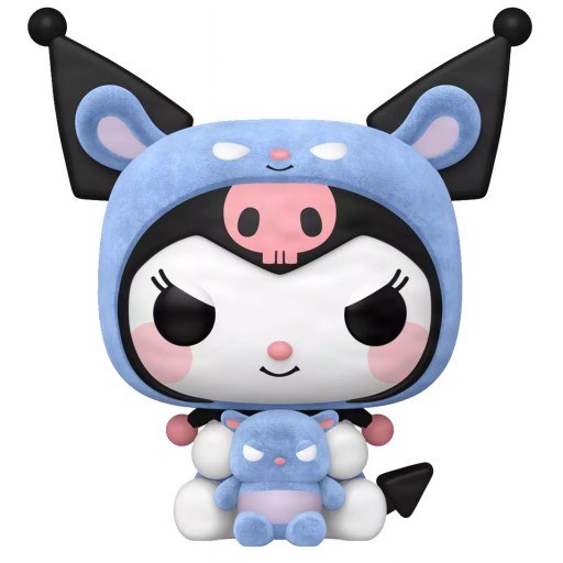 Figurine Funko POP Kuromi en Baku (Flocked) (Sanrio)