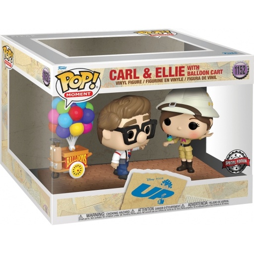 Carl & Ellie avec Chariot de Ballons